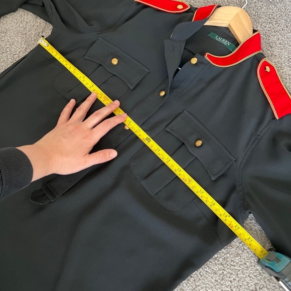 RALPH LAUREN WOMAN BLACK RED  shirt  LONG sleeves - Picture 7 of 8